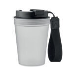 Einwandiger Becher 300 ml Weiß als Werbeartikel mit Logodruck