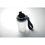 Einwandiger Becher 300 ml Weiß, Seitenansicht