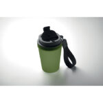 Einwandiger Becher 300 ml Gruen, Detailaufnahme des Materials