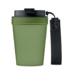 Einwandiger Becher 300 ml Gruen, geöffnet dargestellt