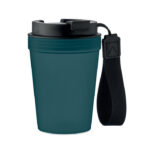 Einwandiger Becher 300 ml Blau als Werbeartikel mit Logodruck