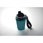 Einwandiger Becher 300 ml Blau, Detailaufnahme des Materials