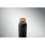 Einwandige Flasche 700 ml Schwarz, Detailaufnahme des Materials