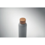 Einwandige Flasche 700 ml Grau, Detailaufnahme des Materials