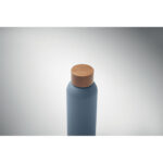 Einwandige Flasche 700 ml Blau, Detailaufnahme des Materials
