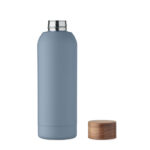 Einwandige Flasche 700 ml Blau, geöffnet dargestellt