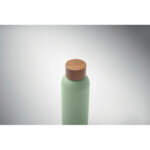 Einwandige Flasche 700 ml Gruen, Detailaufnahme des Materials