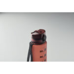 Sport-Trinkflasche RPET 1L Rot, Detailaufnahme des Materials