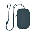 Crossbody-Reisetasche RPET Blau, Rückansicht
