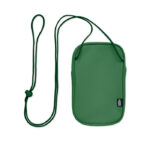 Crossbody-Reisetasche RPET Gruen als Werbeartikel mit Logodruck