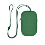 Crossbody-Reisetasche RPET Gruen, Rückansicht