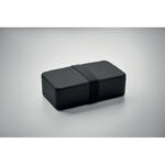 Lunchbox PP 750 ml Schwarz, Detailaufnahme des Materials
