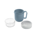 Müslibecher 450 ml Blau, geöffnet dargestellt