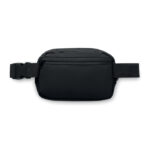 Gürteltasche PU Schwarz, Rückansicht
