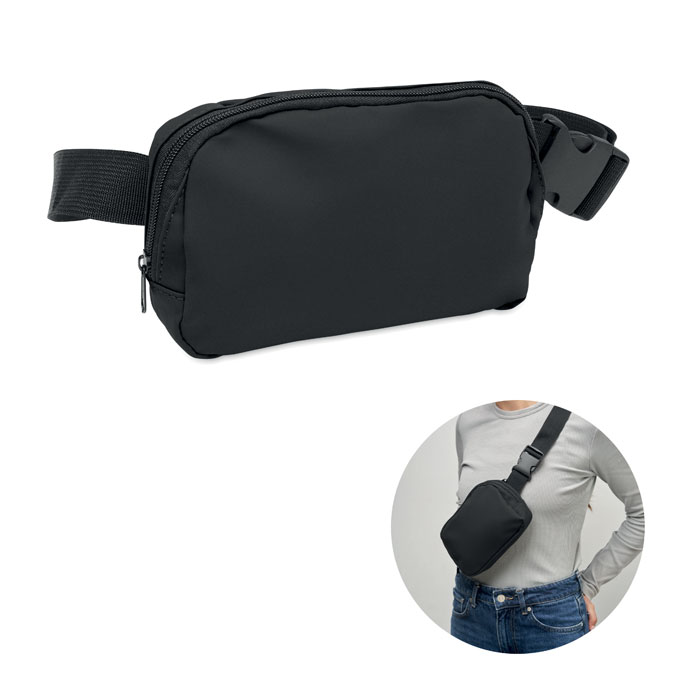 Gürteltasche PU Schwarz Gürteltasche PU Schwarz als Werbeartikel mit Logodruck