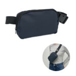 Gürteltasche PU Blau als Werbeartikel mit Logodruck