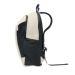15" Laptop-Rucksack PU Weiß, geöffnet dargestellt