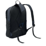 15" Laptop-Rucksack PU Blau, Rückansicht