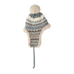 Gestrickte Ohrenmütze – Rückseite