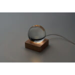 LED-Glaskugel, Detailaufnahme des Materials