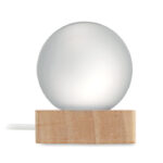 LED-Glaskugel – Rückansicht