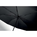 Windproof Regenschirm 21" Schwarz, Detailaufnahme des Materials