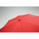 Windproof Regenschirm 21" Rot, Detailaufnahme des Materials