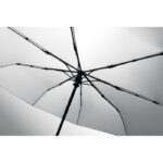 Windproof Regenschirm 21" Weiß, Detailaufnahme des Materials