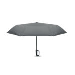 Windproof Regenschirm 21" Grau als Werbeartikel mit Logodruck