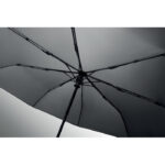 Windproof Regenschirm 21" Grau, Detailaufnahme des Materials