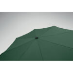 Windproof Regenschirm 21" Gruen, geöffnet dargestellt