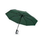 Windproof Regenschirm 21" Gruen, Seitenansicht