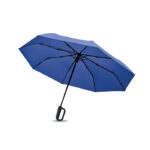 Windproof Regenschirm 21" Blau, Rückansicht