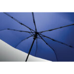 Windproof Regenschirm 21" Blau, Seitenansicht