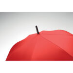 Windproof Regenschirm 23" Rot, Detailaufnahme des Materials