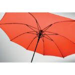 Windproof Regenschirm 23" Orange, Seitenansicht