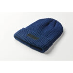 3M-Beanie mit Bündchen Blau, Detailaufnahme des Materials
