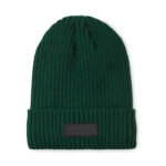 3M-Beanie mit Bündchen Gruen als Werbeartikel mit Logodruck