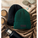 3M-Beanie mit Bündchen Gruen, Rückansicht