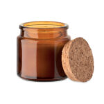 Kerze aus Pflanzenwachs 70 g – Vorderansicht