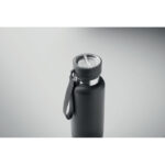 Doppelwandige Flasche 500ml Schwarz, Detailaufnahme des Materials