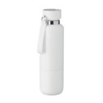 Doppelwandige Flasche 500ml Weiß als Werbeartikel mit Logodruck