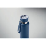 Doppelwandige Flasche 500ml Blau, Detailaufnahme des Materials