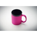 Keramikbecher für Laser 300 ml Rosa, Detailaufnahme des Materials