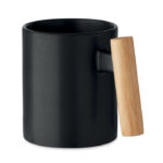 Keramikbecher 320 ml Schwarz als Werbeartikel mit Logodruck