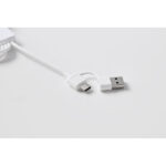 2in1 Ladekabel Typ-C, Detailaufnahme des Materials