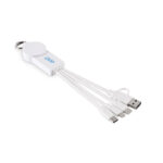 2in1 Ladekabel Typ-C mit markiertem Druckbereich für Ihr Logo