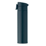 Doppelwandige Flasche 300 ml Blau, Rückansicht