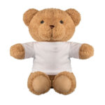 Teddybär mit T-Shirt 23cm Weiß, Rückansicht