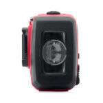 AM/FM Radio mit Taschenlampe MO2746- Rot, Seitenansicht